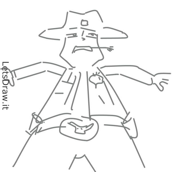 Cowboy Bool Visual Drawing How to draw cowboy / y5mjboq5h.png / LetsDrawIt