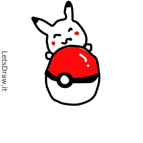 Pikachu desenho / LetsDrawIt