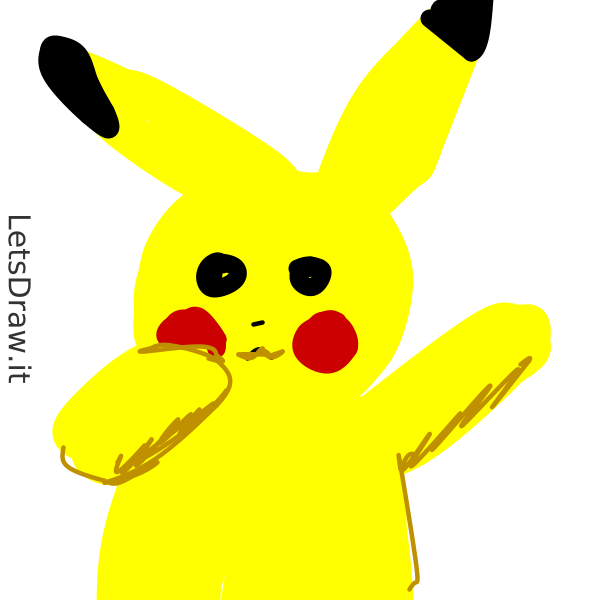 Pikachu desenho / aw6rniqtw.png / LetsDrawIt