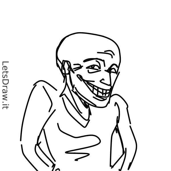 How To Draw Troll Face Ygmum3tcxpng Letsdrawit 