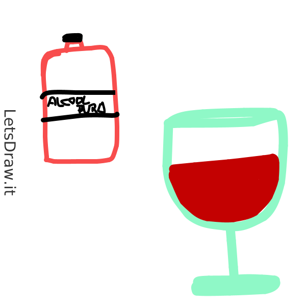 How to draw alcohol / yjskkdqzd.png / LetsDrawIt