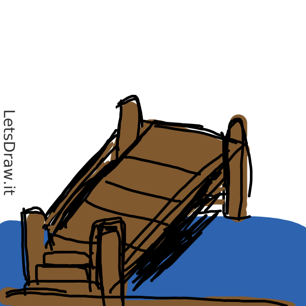 How to draw bridge / ymta9557.png / LetsDrawIt