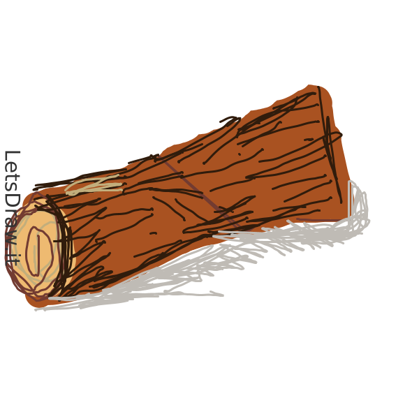 How to draw log / yoz18nuhp.png / LetsDrawIt