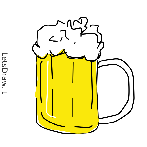 How To Draw Beer Ysp65ja1png Letsdrawit 8078