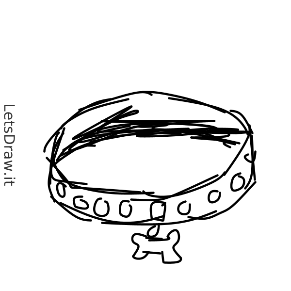 How to draw dog collar / yx6kbi5rr.png / LetsDrawIt