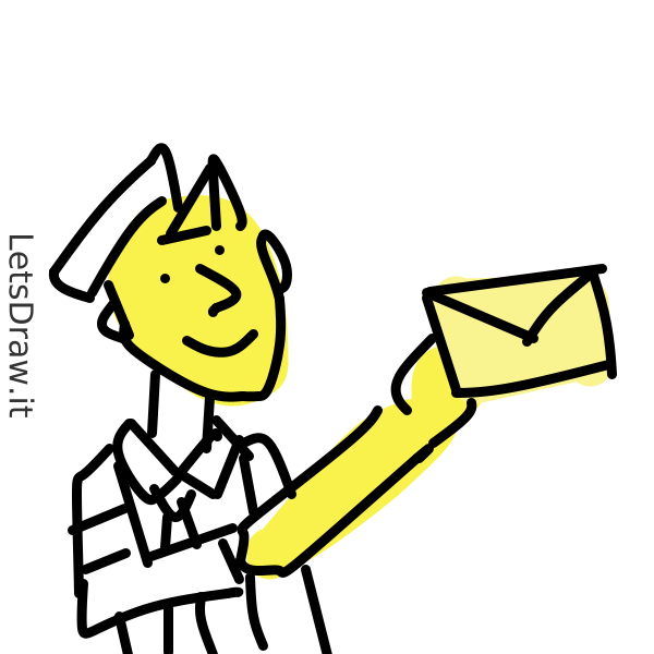 How to draw messenger / yzkjkndz5.png / LetsDrawIt