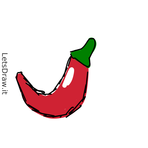 How to draw chili peppers / z3duda1u8.png / LetsDrawIt