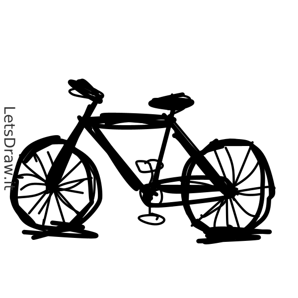 Wie man Fahrrad / Lerne zu zeichnen von anderen