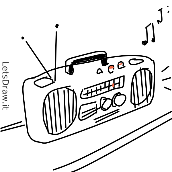 Hoe Teken Ik Radio Leer Tekenen Van Andere LetsdrawIt Spelers