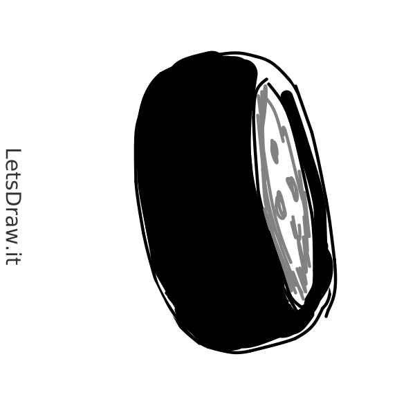 How to draw tire / z88wbjwud.png / LetsDrawIt