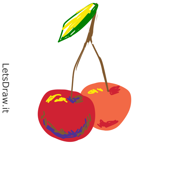 How to draw cherries / zcqprkngm.png / LetsDrawIt
