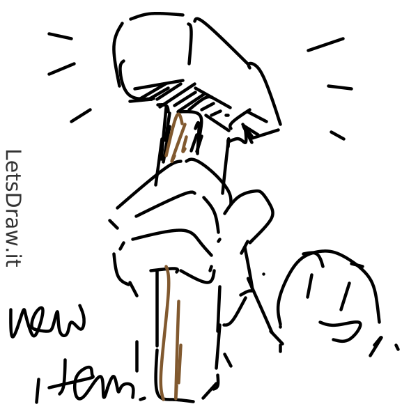 How to draw hammer / zjpdbny1p.png / LetsDrawIt