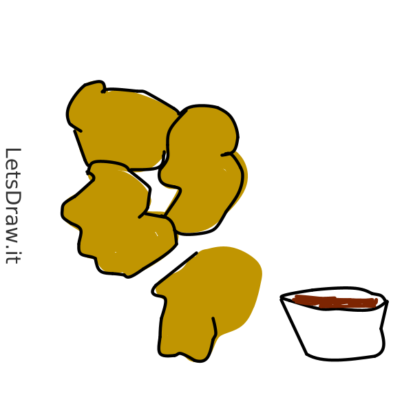 How to draw chicken nuggets / zrgjpw6c8.png / LetsDrawIt