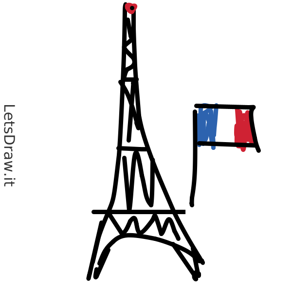40 Easy Eiffel Tower Drawing Ideas To Try