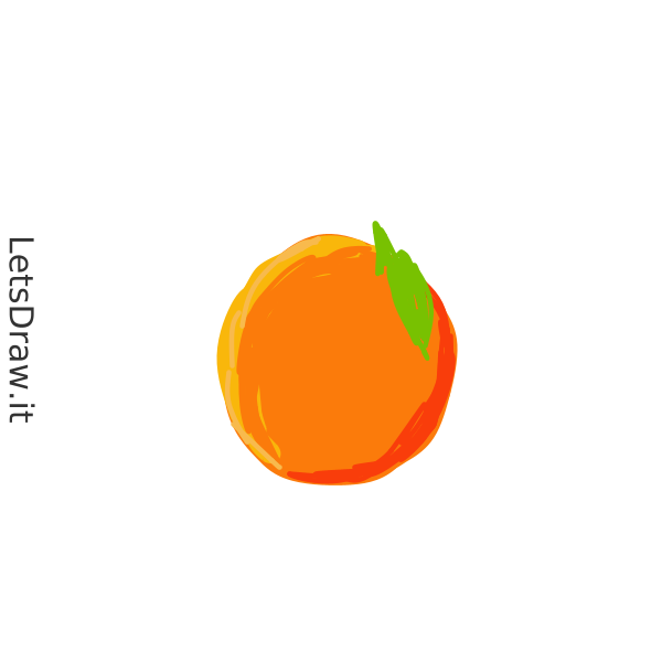 How to draw tangerine / zwhepz7jq png / LetsDrawIt