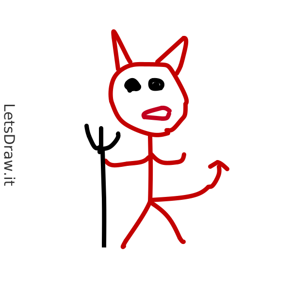 How to draw devil / zz6pcqkof.png / LetsDrawIt