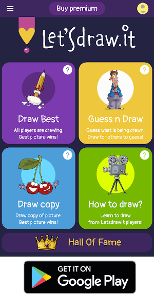 Online drawing games - Guess and Draw, Drawing contest, Copy picture #LetsDrawIt